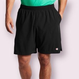 Champion Cotton Gym Shorts in Black